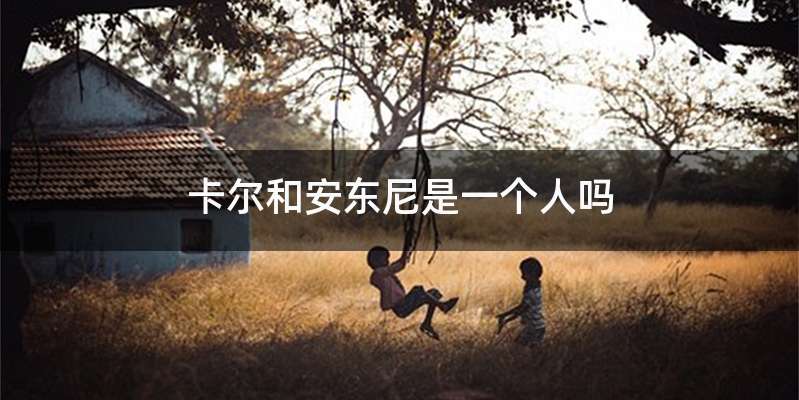 卡尔和安东尼是一个人吗