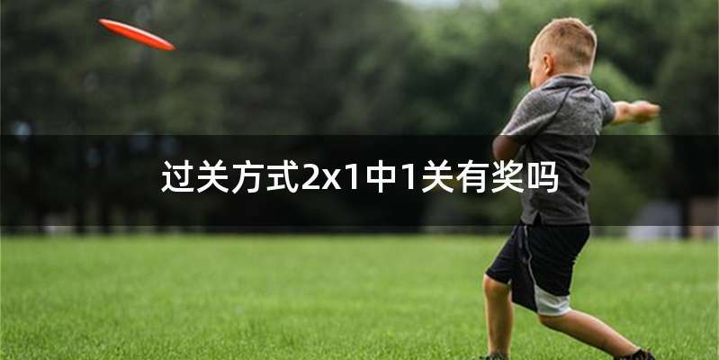 过关方式2x1中1关有奖吗