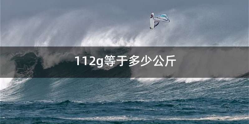 112g等于多少公斤
