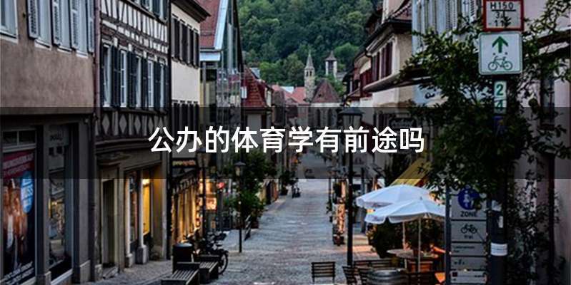 公办的体育学有前途吗