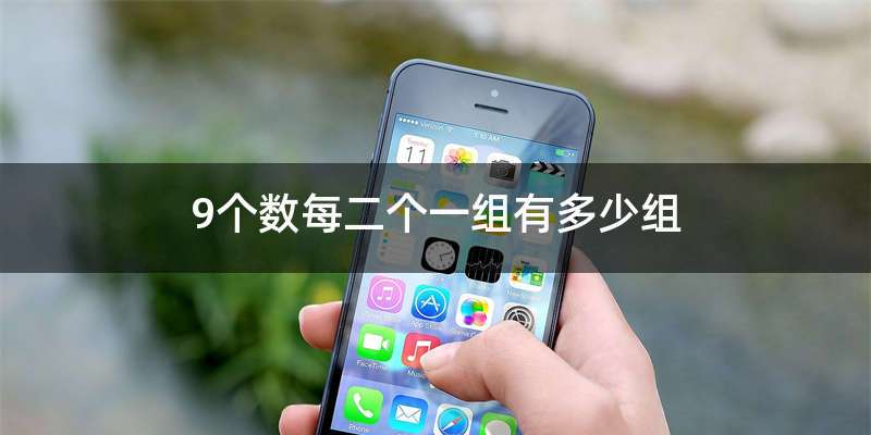 9个数每二个一组有多少组
