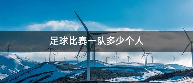 足球比赛一队多少个人