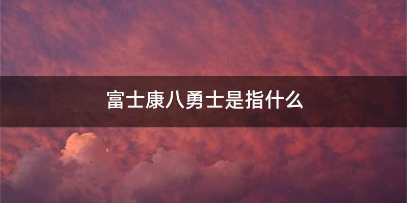 富士康八勇士是指什么