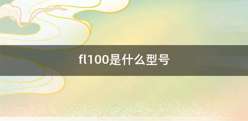 fl100是什么型号
