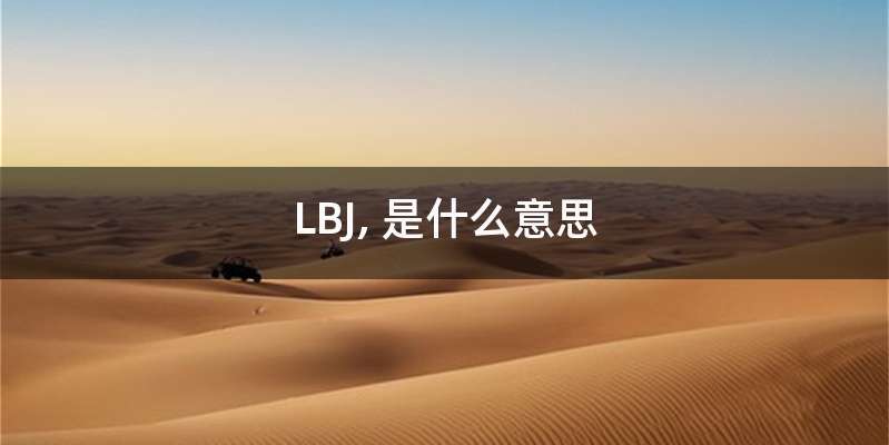 LBJ, 是什么意思
