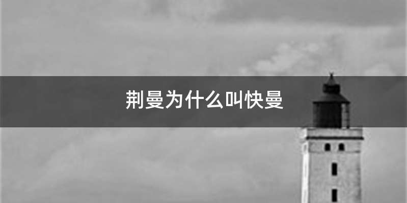 荆曼为什么叫快曼