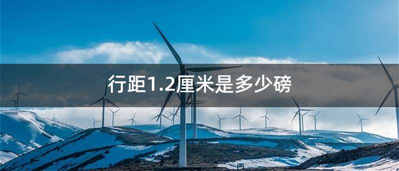 行距1.2厘米是多少磅