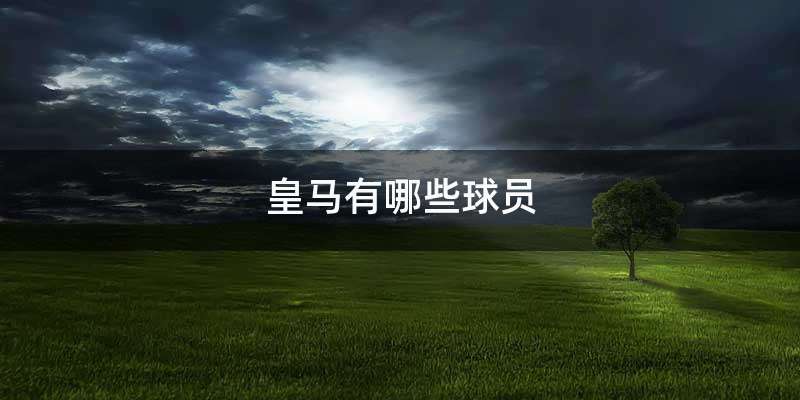 皇马有哪些球员