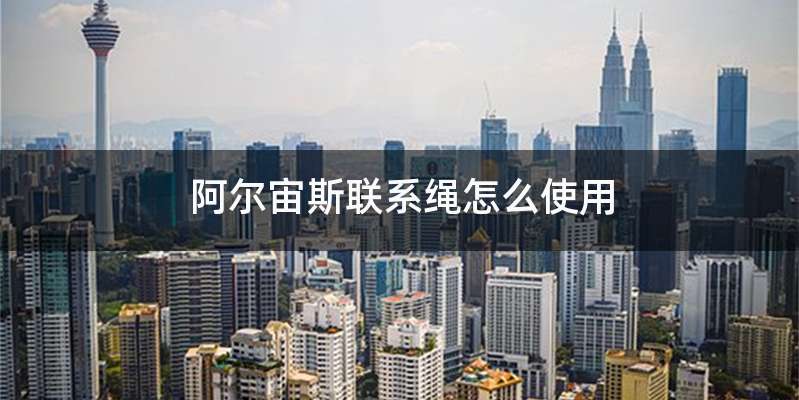 阿尔宙斯联系绳怎么使用