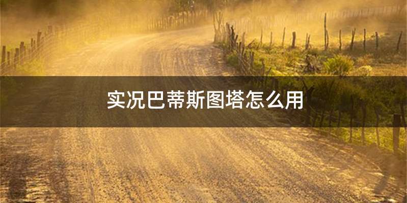 实况巴蒂斯图塔怎么用