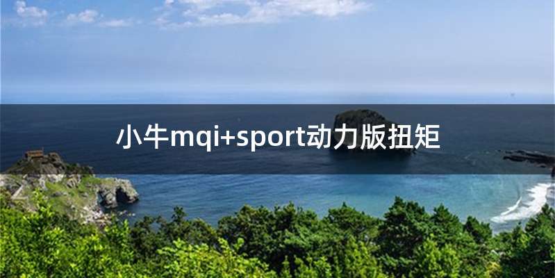 小牛mqi+sport动力版扭矩