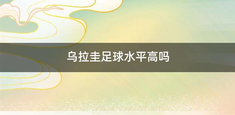 乌拉圭足球水平高吗