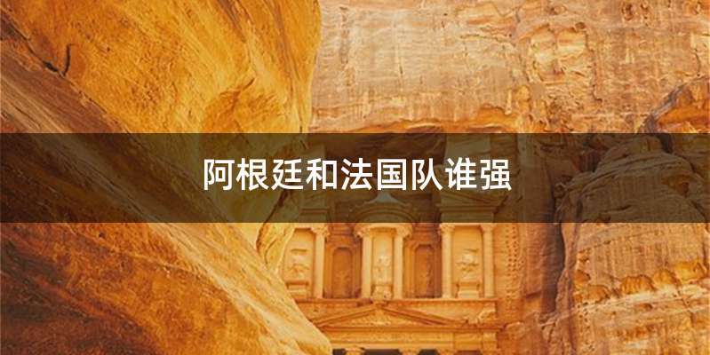 阿根廷和法国队谁强