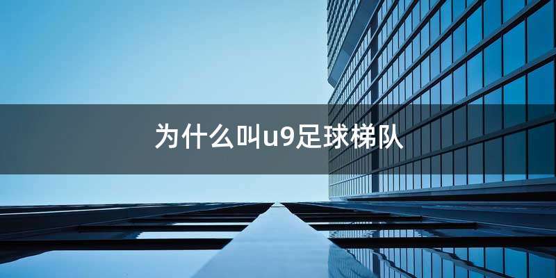 为什么叫u9足球梯队