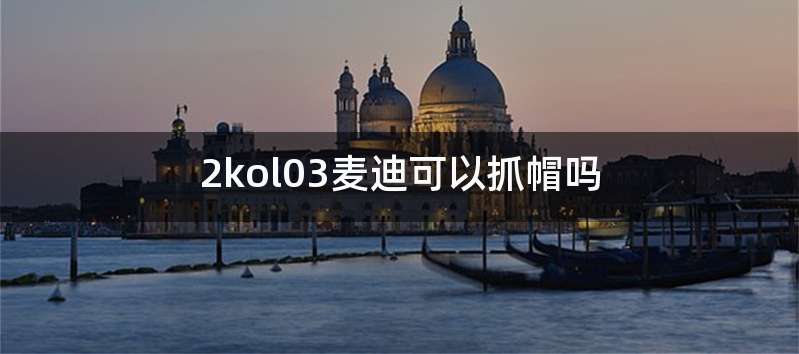 2kol03麦迪可以抓帽吗