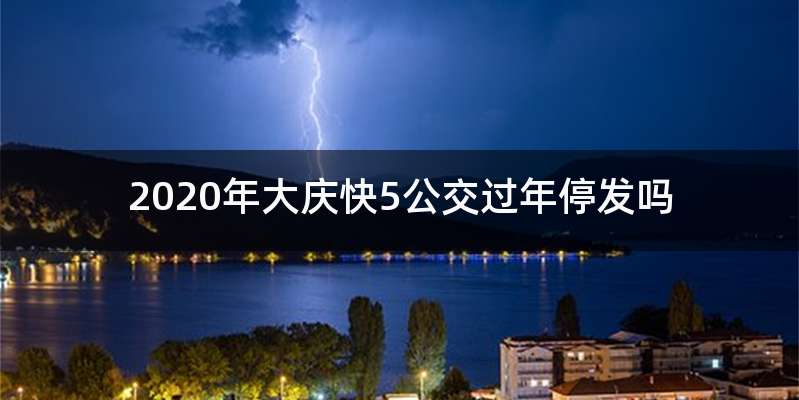 2020年大庆快5公交过年停发吗