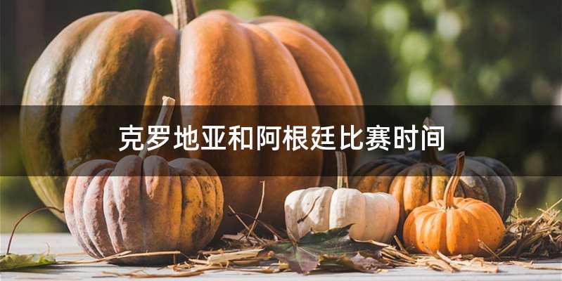 克罗地亚和阿根廷比赛时间