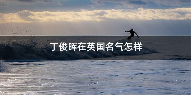 丁俊晖在英国名气怎样