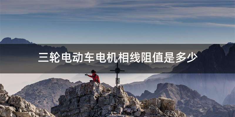 三轮电动车电机相线阻值是多少