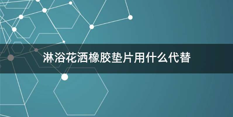 淋浴花洒橡胶垫片用什么代替
