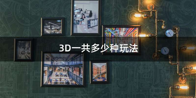 3D一共多少种玩法
