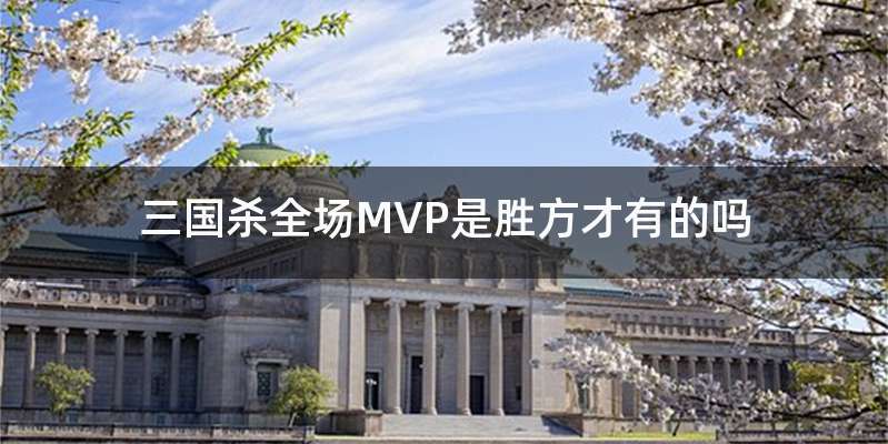 三国杀全场MVP是胜方才有的吗