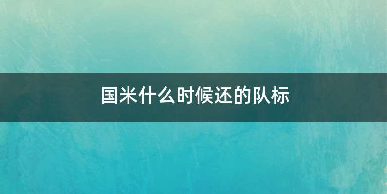 国米什么时候还的队标