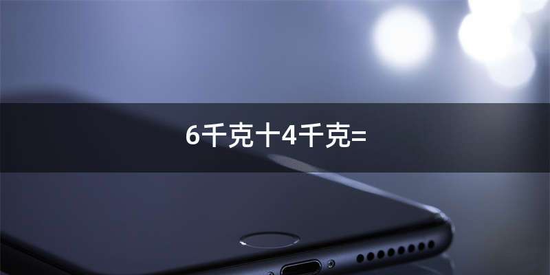 6千克十4千克=