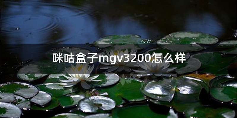 咪咕盒子mgv3200怎么样