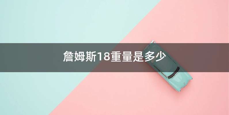 詹姆斯18重量是多少