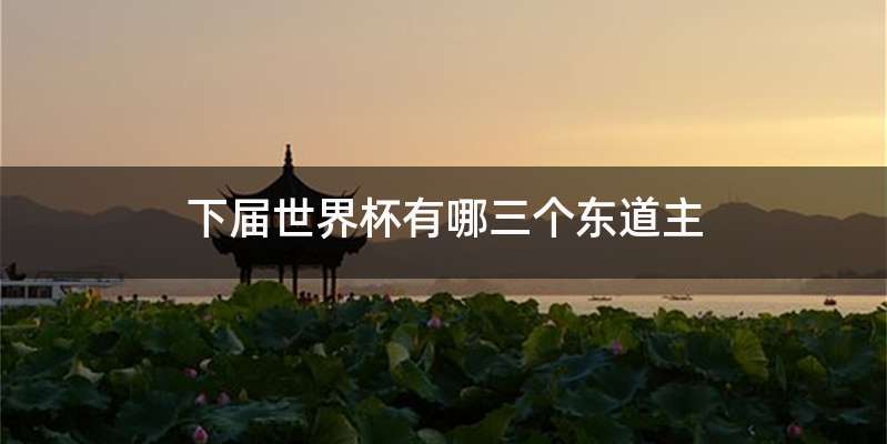 下届世界杯有哪三个东道主