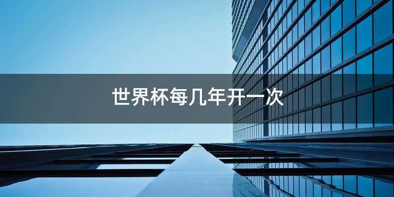 世界杯每几年开一次