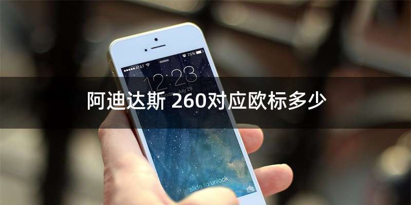 阿迪达斯 260对应欧标多少