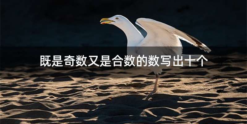 既是奇数又是合数的数写出十个