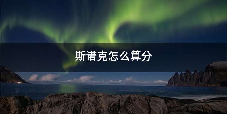 斯诺克怎么算分