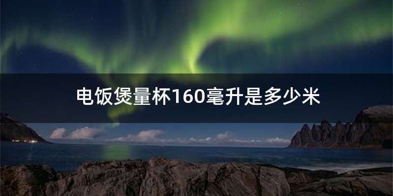 电饭煲量杯160毫升是多少米