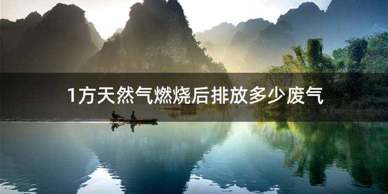 1方天然气燃烧后排放多少废气