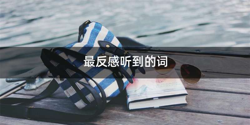 最反感听到的词