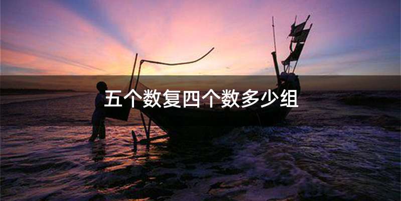 五个数复四个数多少组