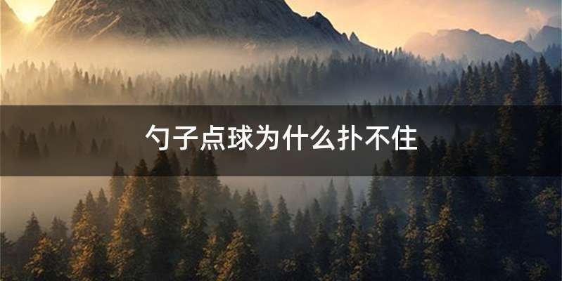 勺子点球为什么扑不住