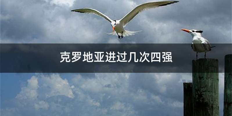 克罗地亚进过几次四强