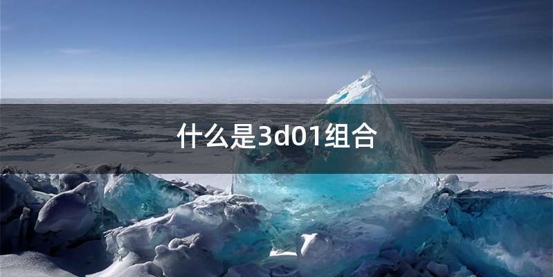 什么是3d01组合