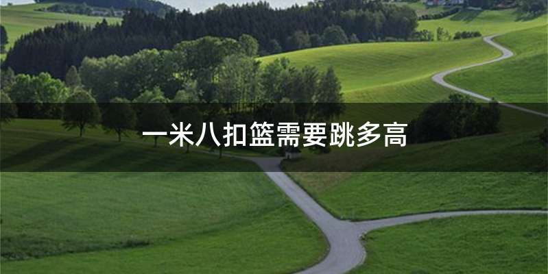 一米八扣篮需要跳多高