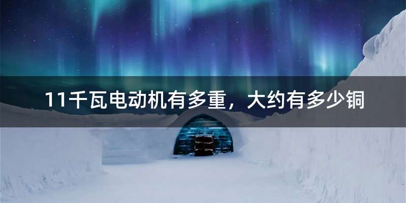 11千瓦电动机有多重，大约有多少铜
