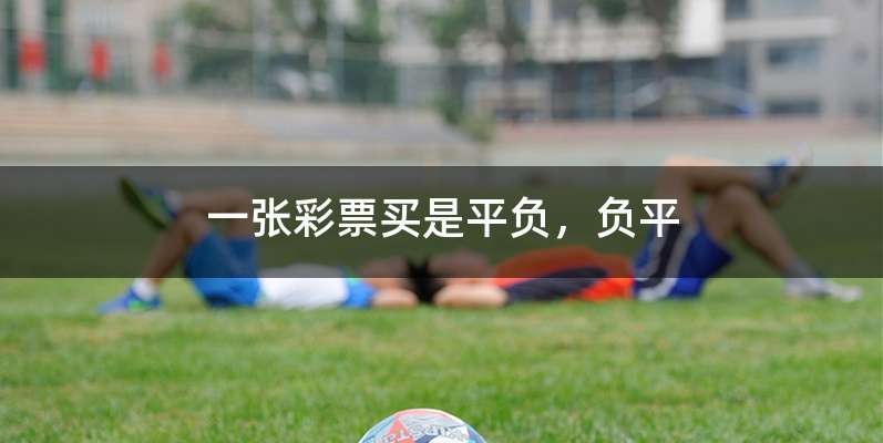 一张彩票买是平负，负平