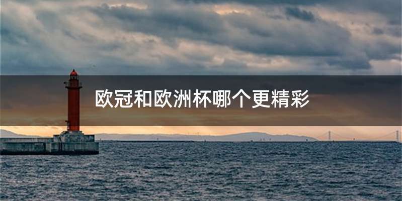 欧冠和欧洲杯哪个更精彩