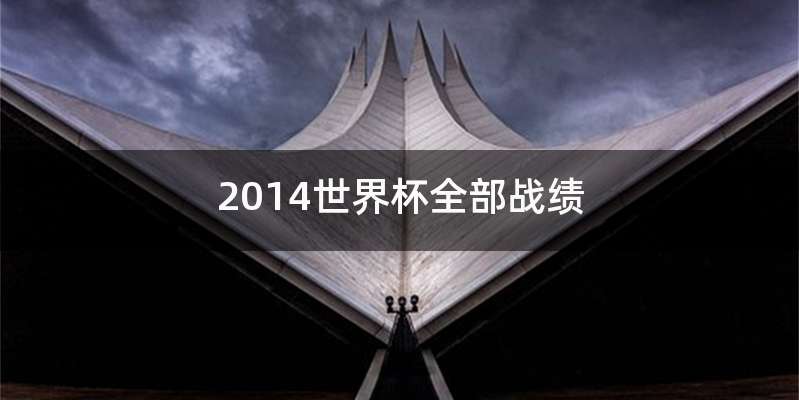 2014世界杯全部战绩
