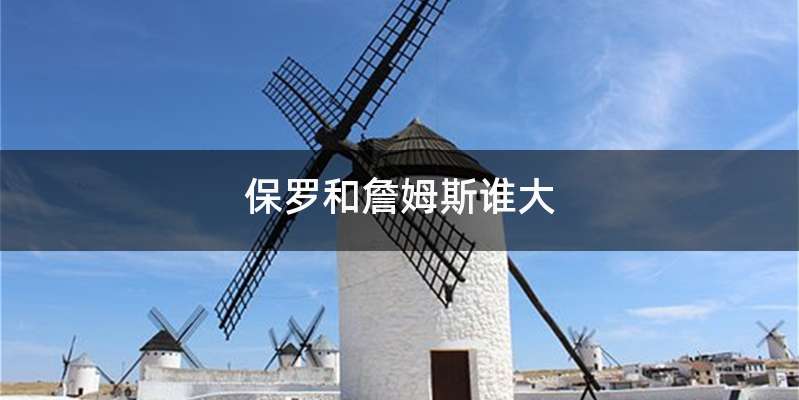 保罗和詹姆斯谁大