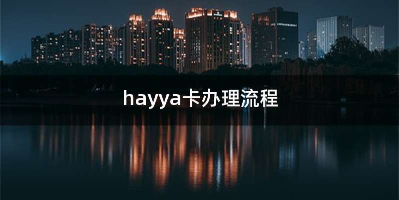 hayya卡办理流程