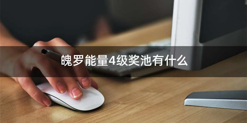 魄罗能量4级奖池有什么
